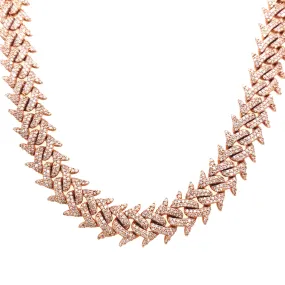 10MM Spiked Diamond Cuban Chain