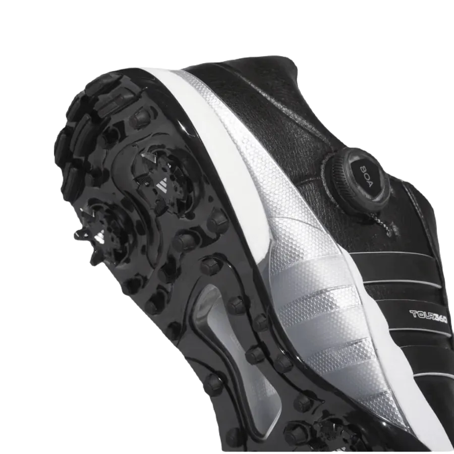 Adidas Tour360 24 BOA Wide Golf Shoes - Black