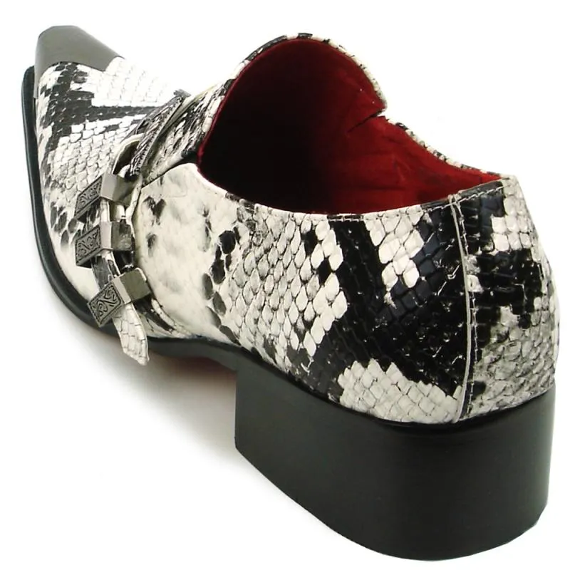 AOMISHOES™  Italian Snake Metal Tip Party Shoes #7024