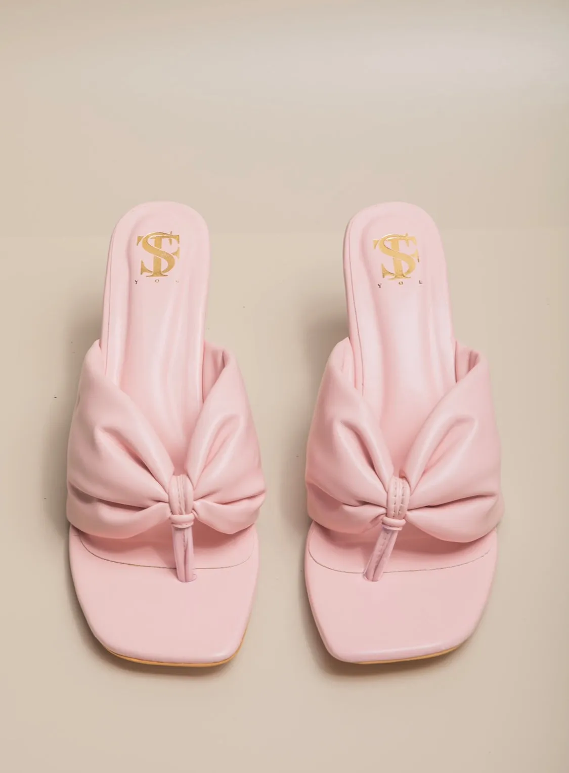 Baby pink Cushiony heels
