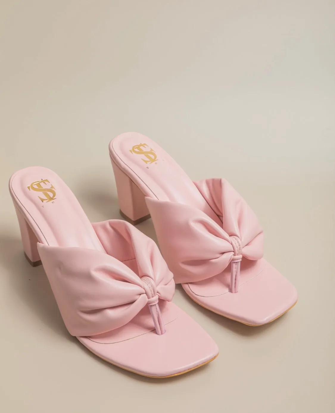 Baby pink Cushiony heels