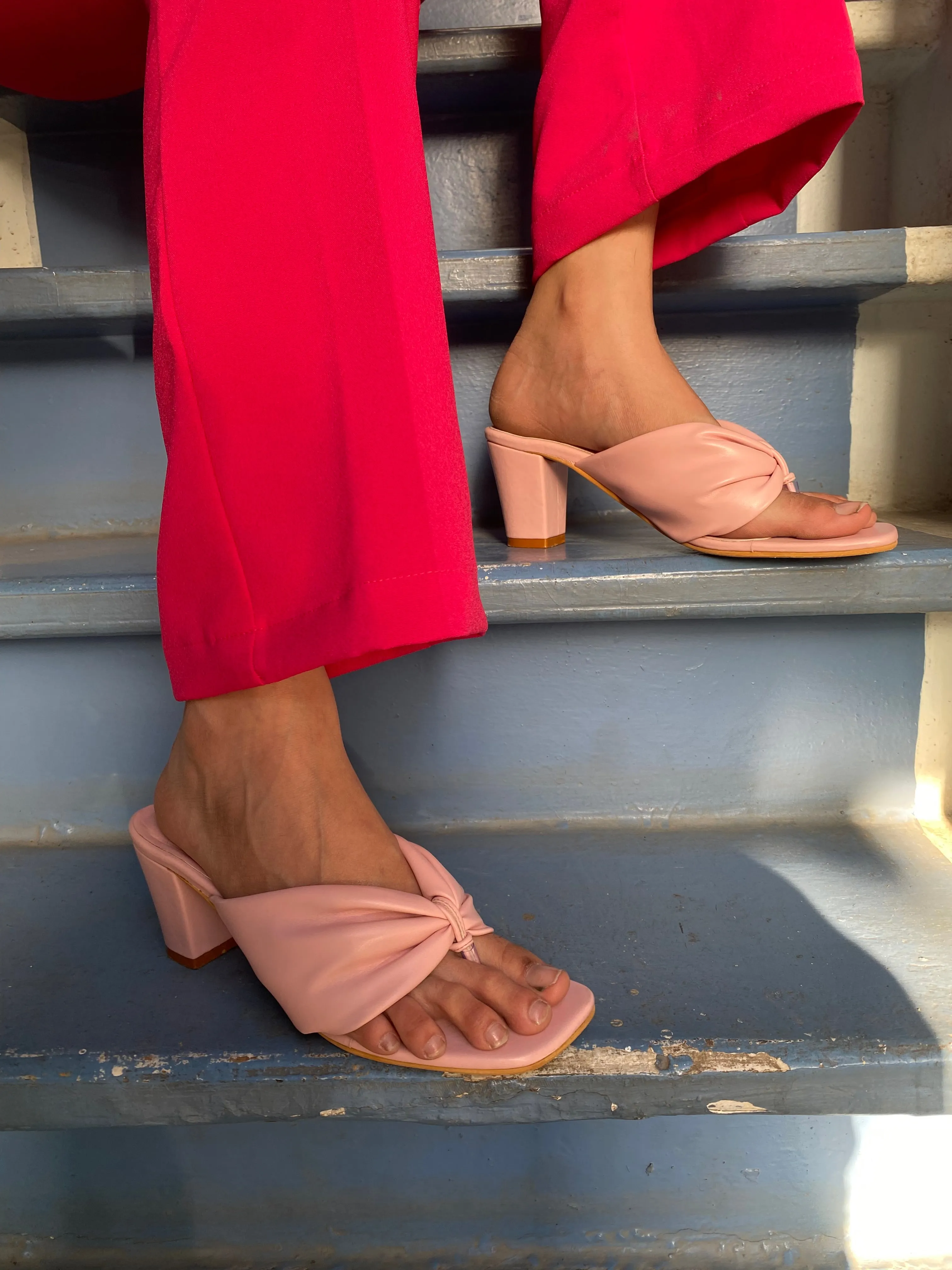 Baby pink Cushiony heels