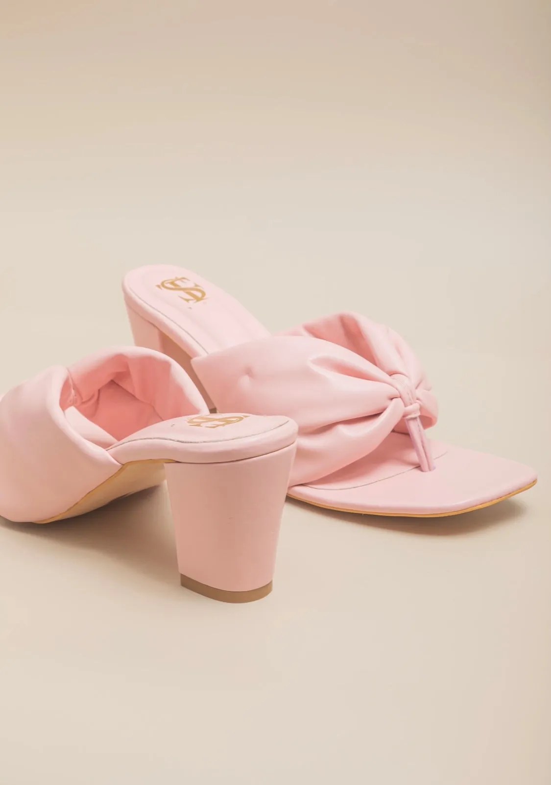 Baby pink Cushiony heels