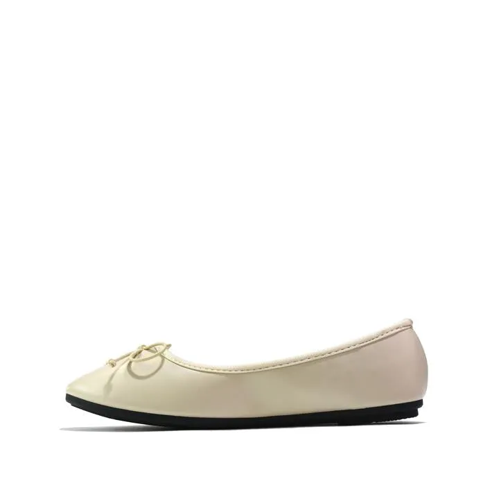 Basic Bow Ballerina Beige