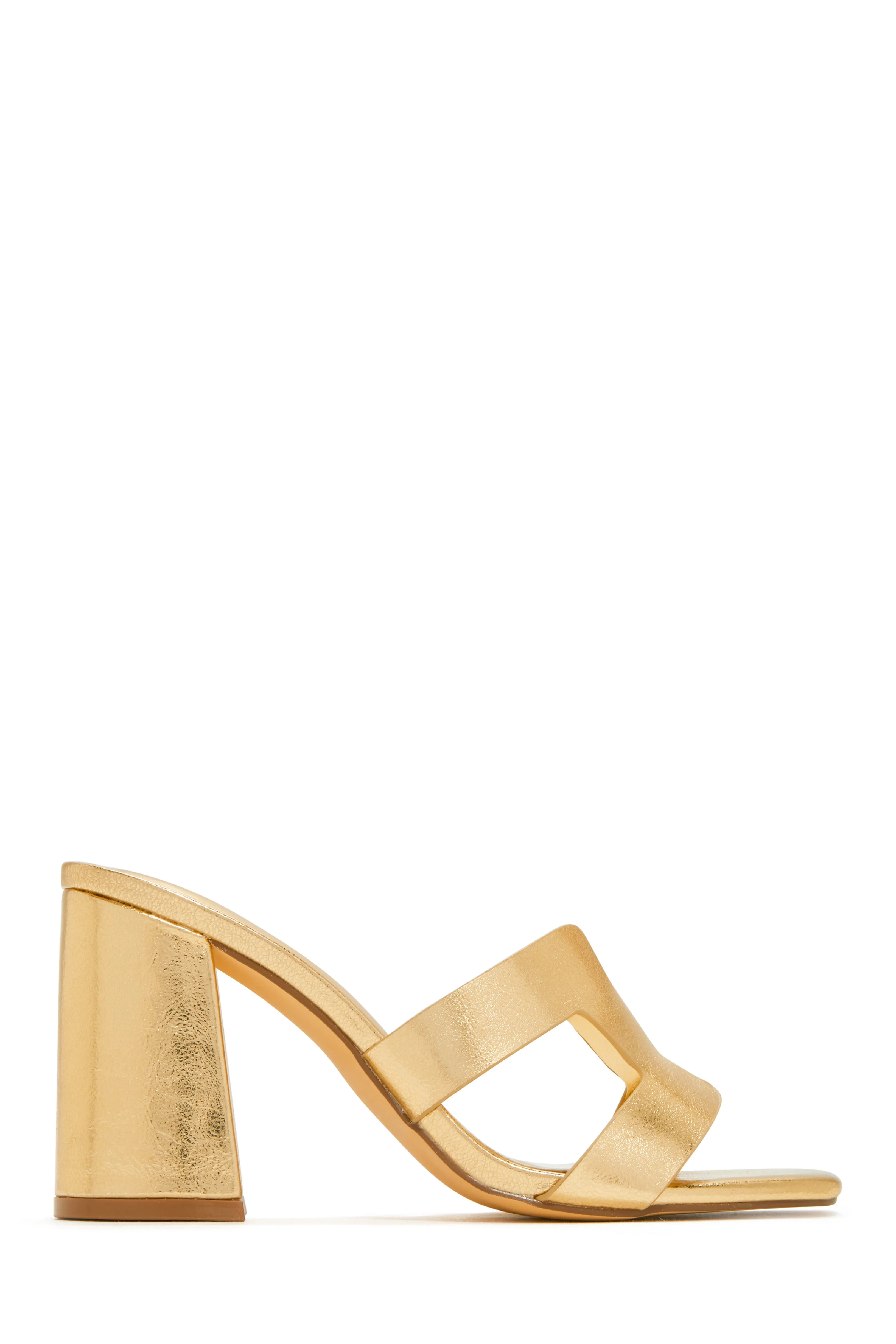 Bianka Block Mid Heels - Natural