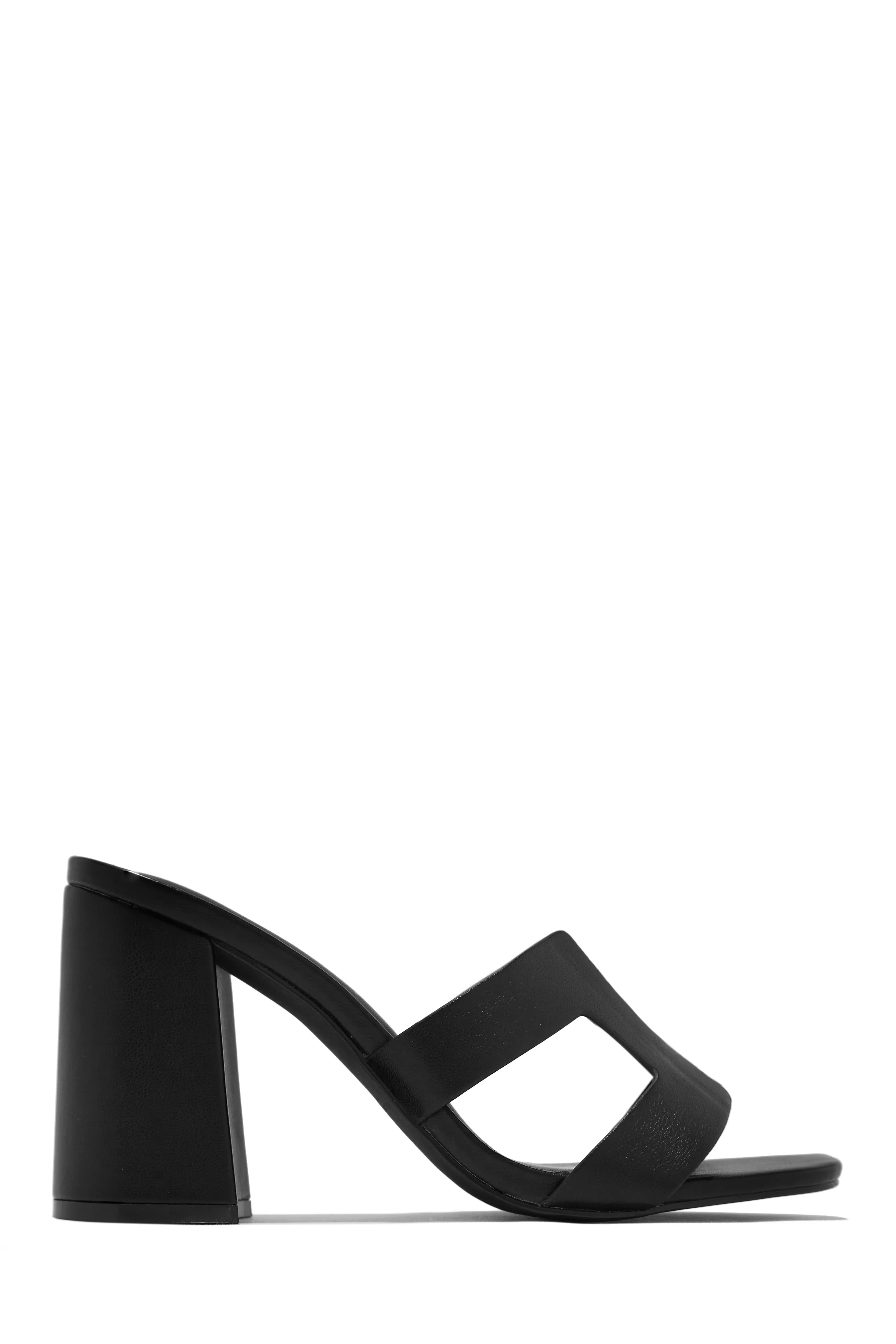 Bianka Block Mid Heels - Natural