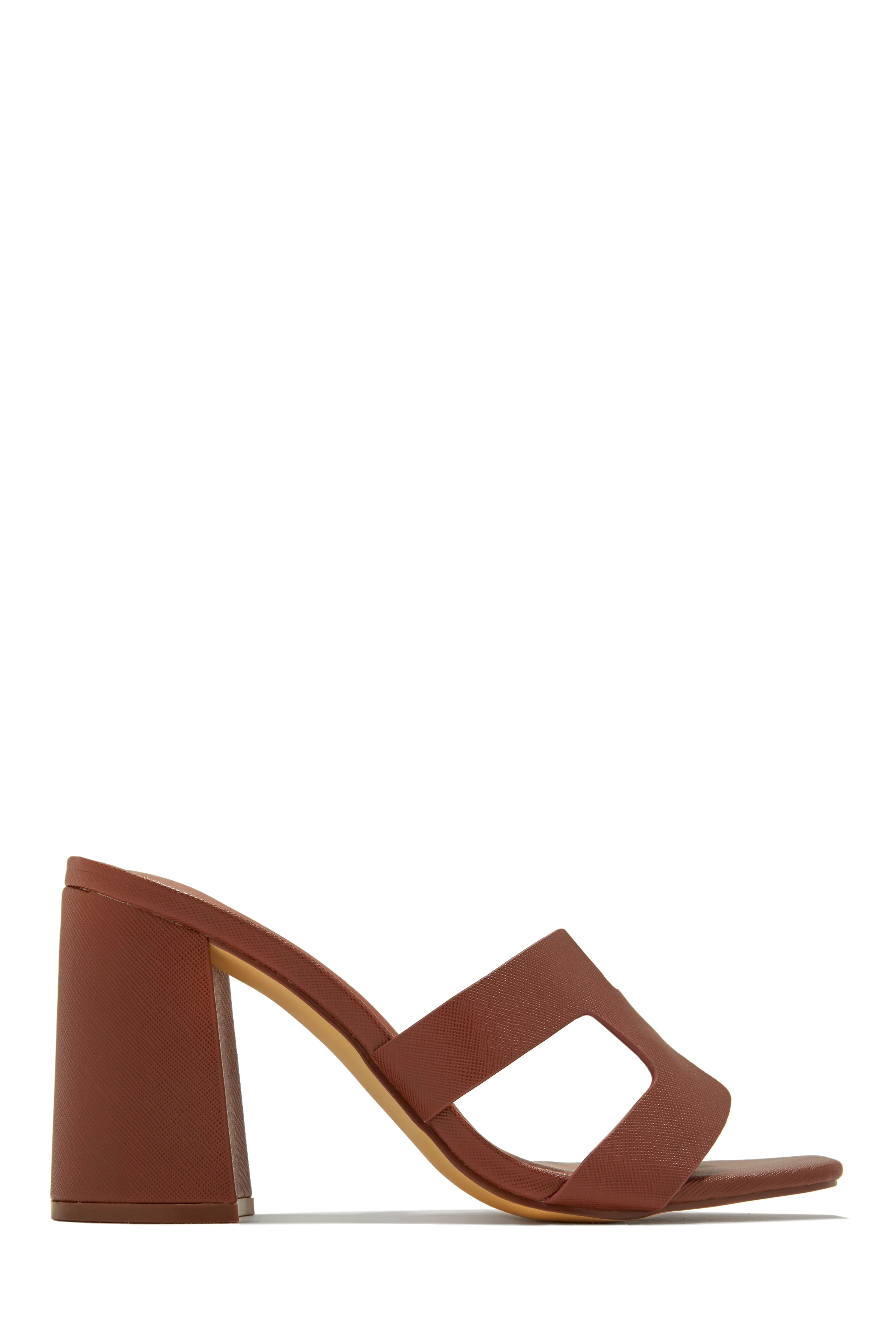 Bianka Block Mid Heels - Natural