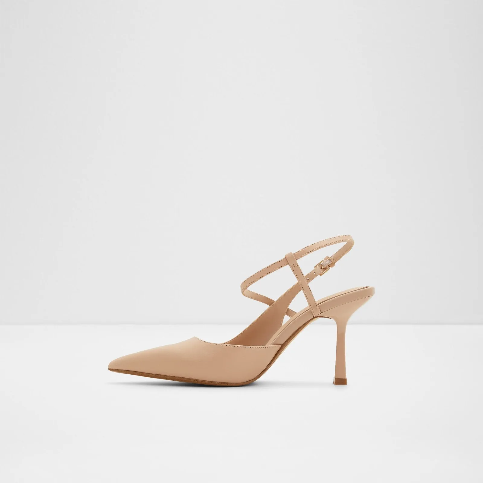 Brunette Real Leather Beige Woman Heels