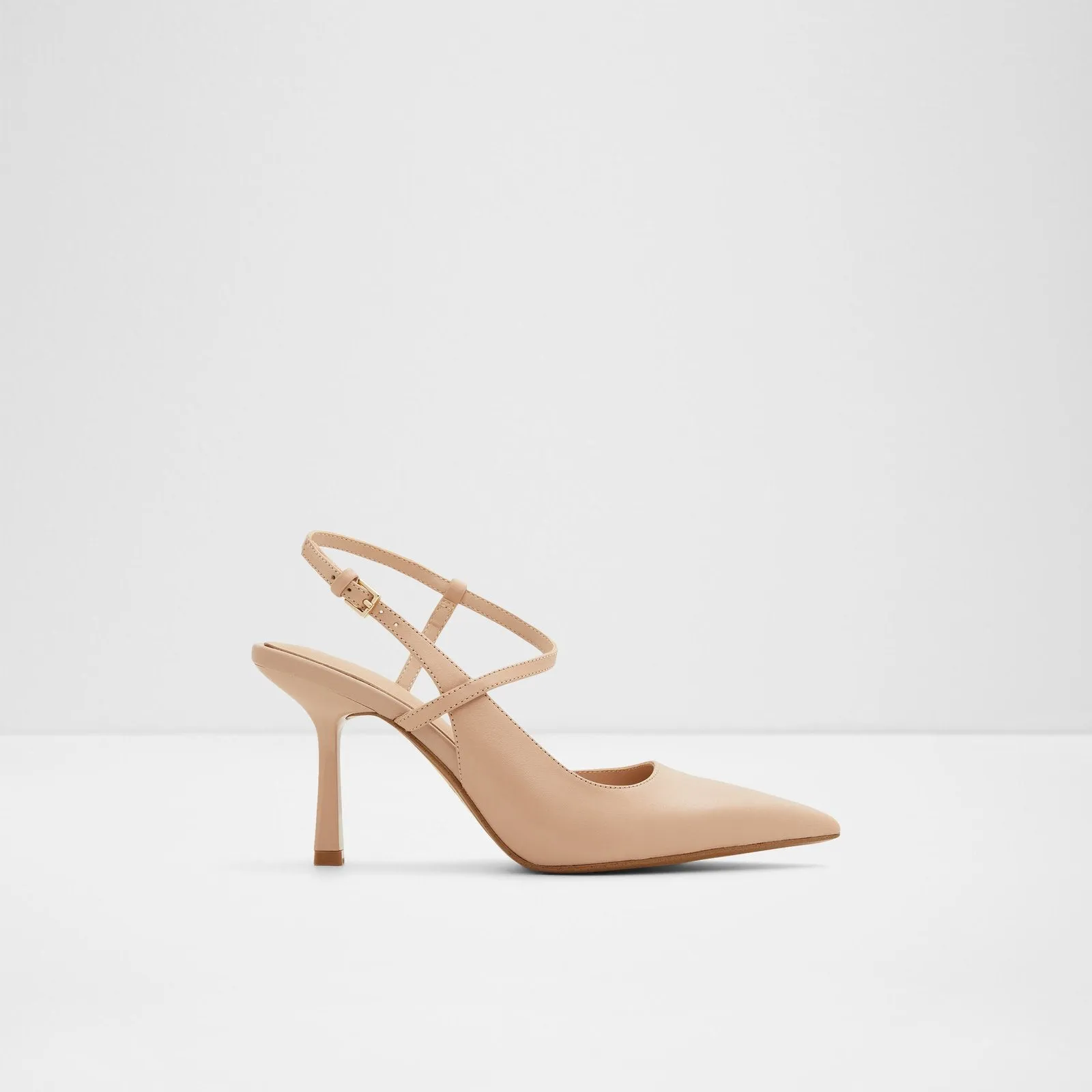 Brunette Real Leather Beige Woman Heels