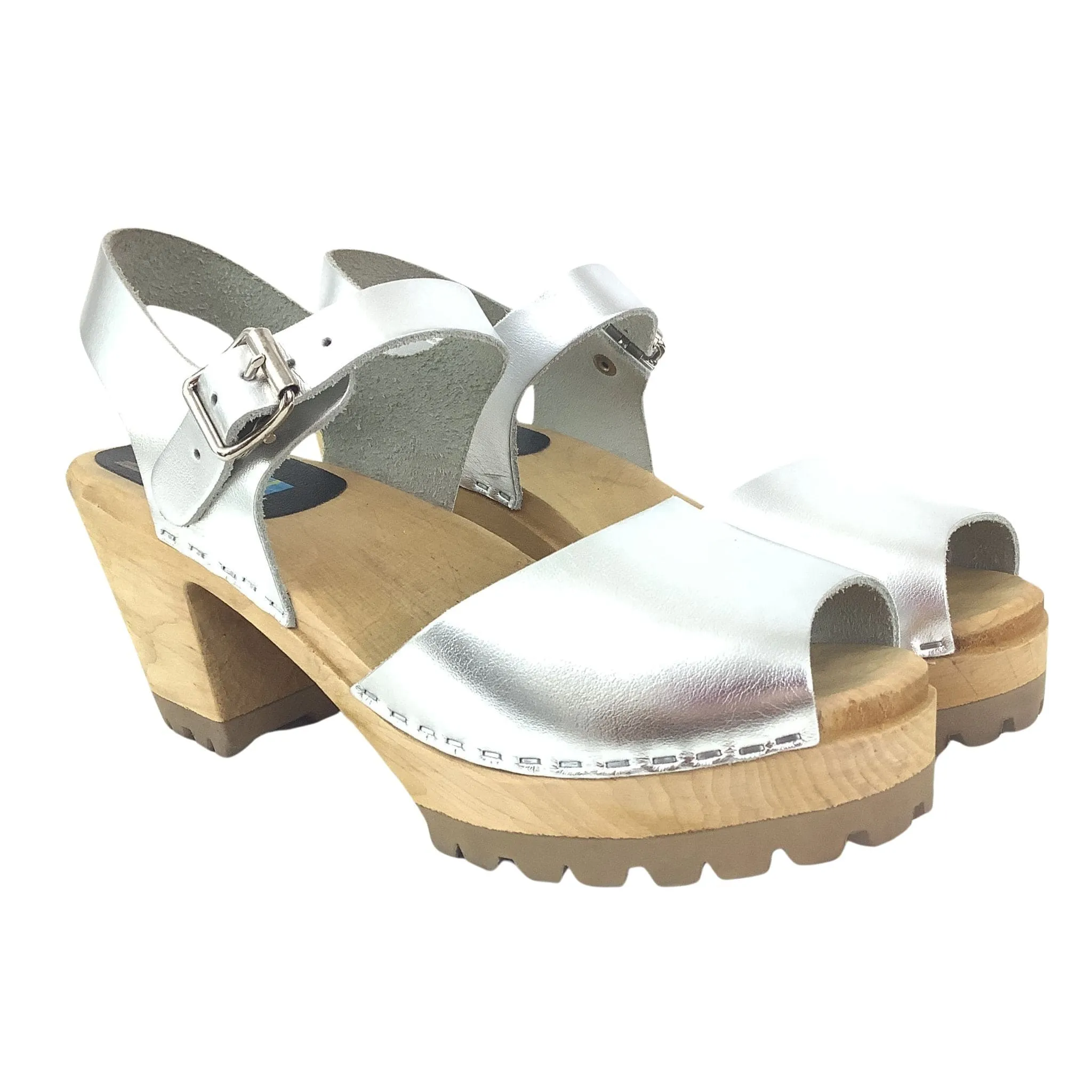 Chunky Metallic Sandals