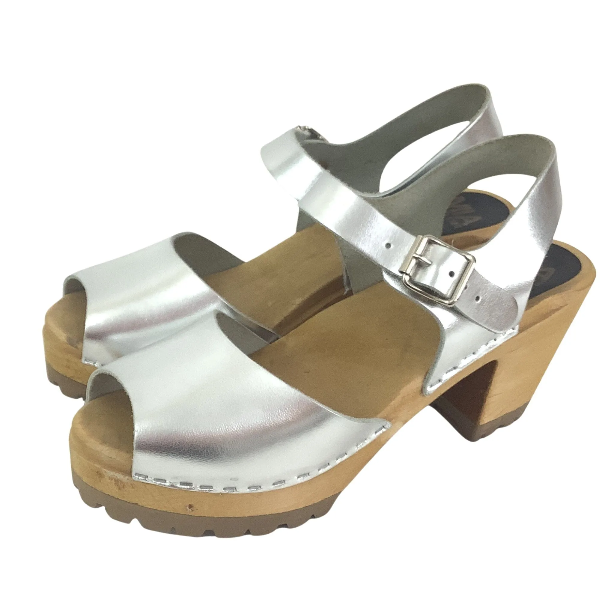 Chunky Metallic Sandals