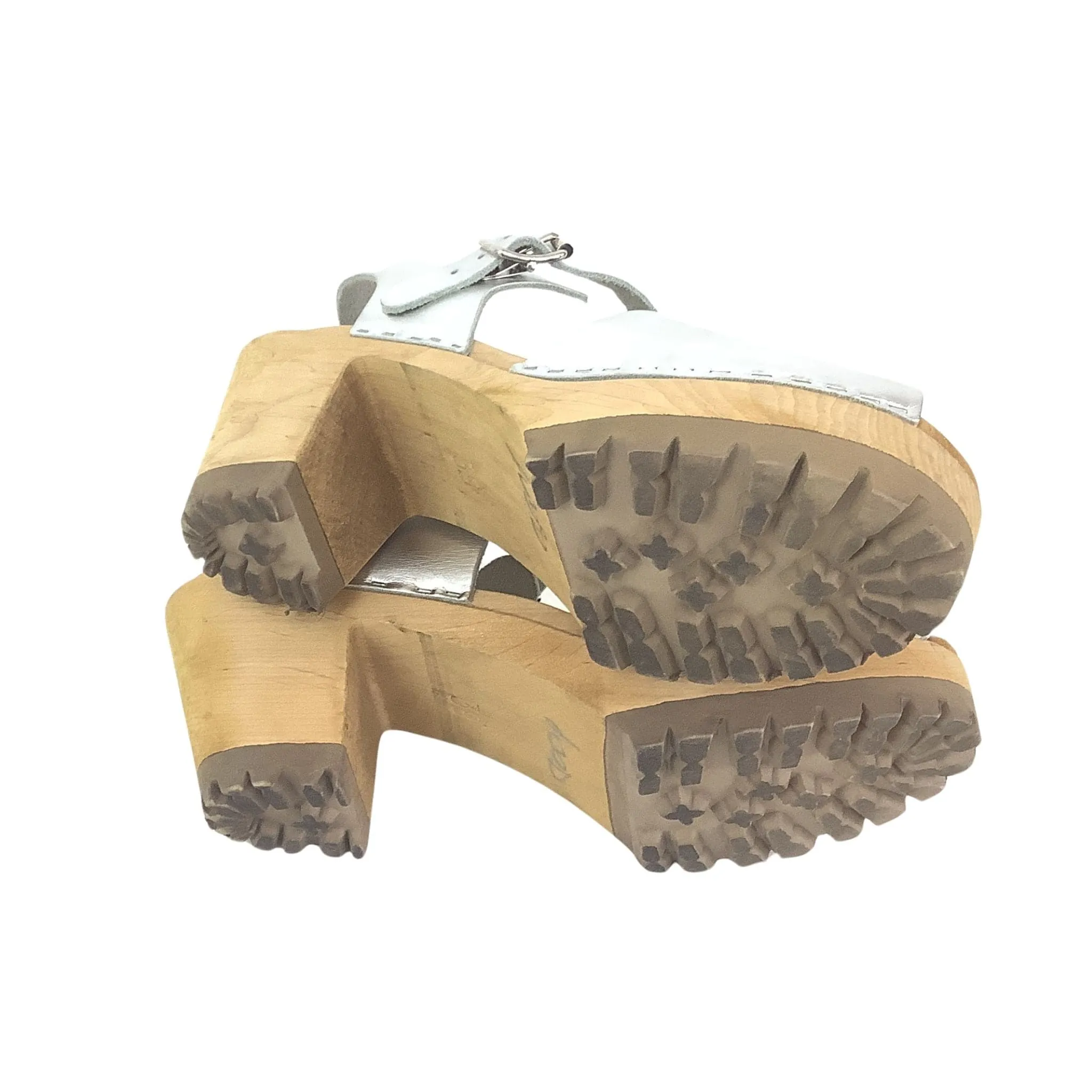 Chunky Metallic Sandals