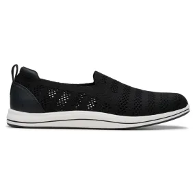 Clarks Breezey Izzy Black Slip-On Shoe (Women's)
