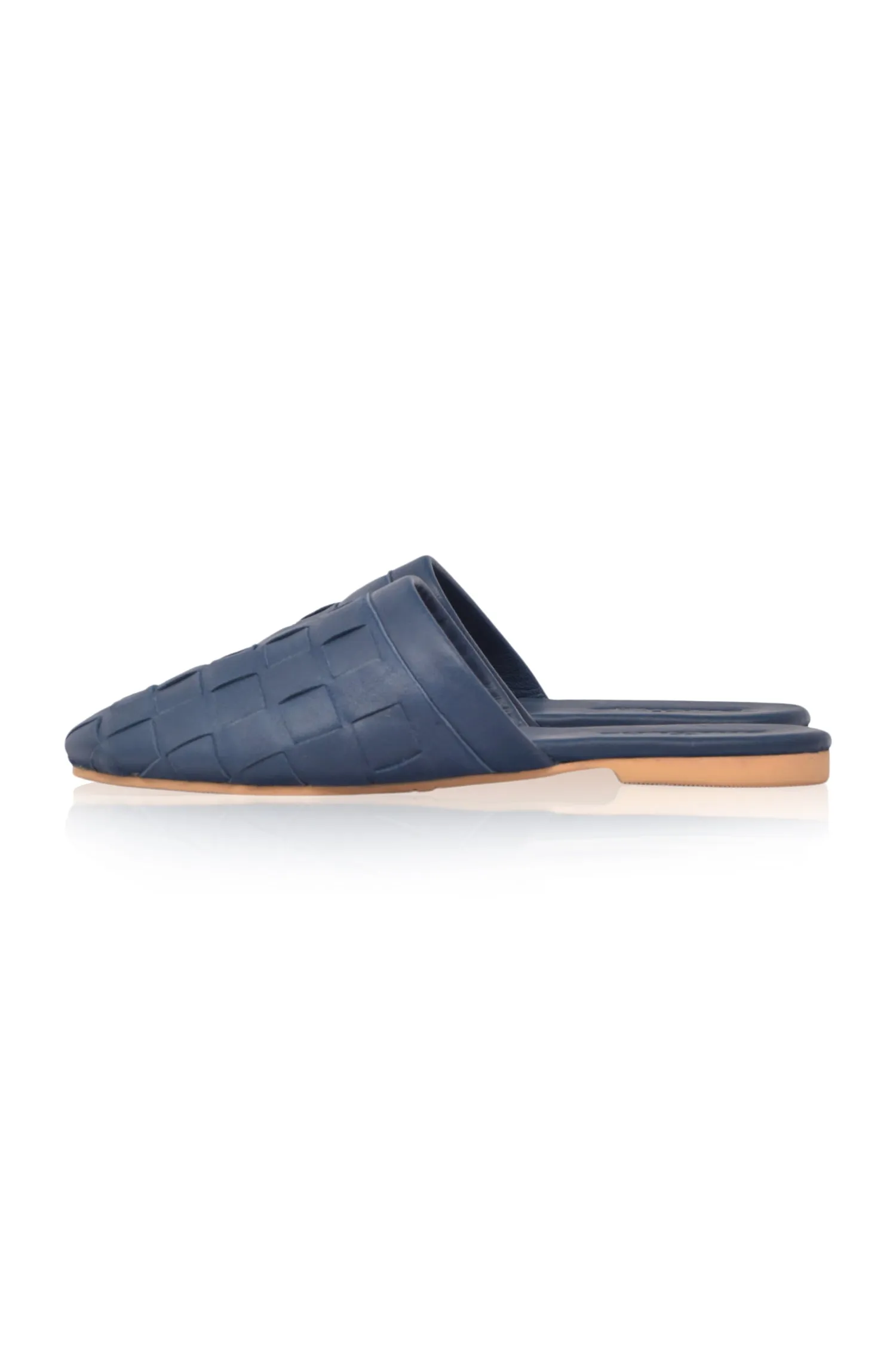Clementine Leather Slides