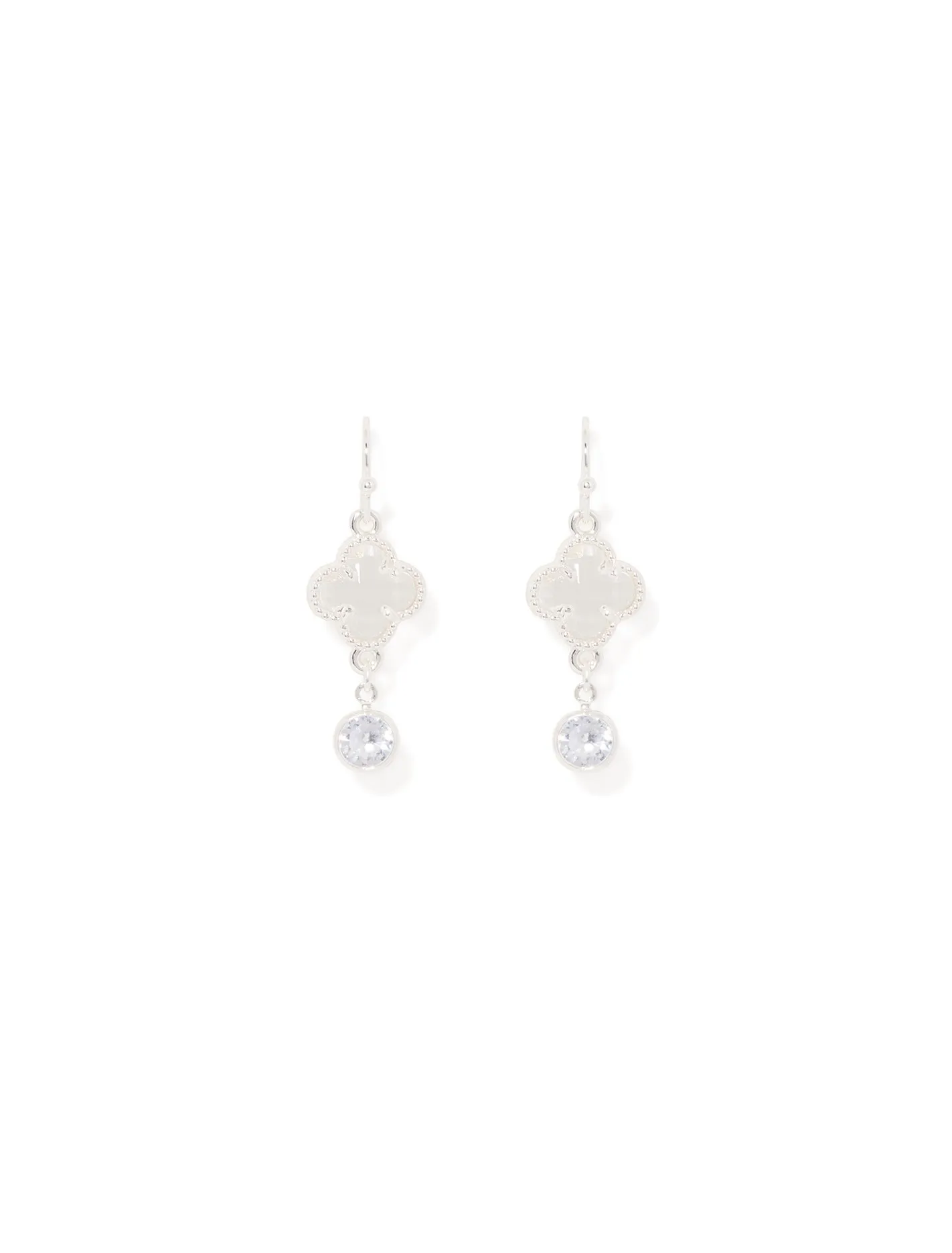 Clover Crystal Earrings