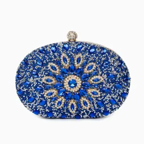 Colette | A Dazzling Blue Crystal Clutch for Glamorous Evenings
