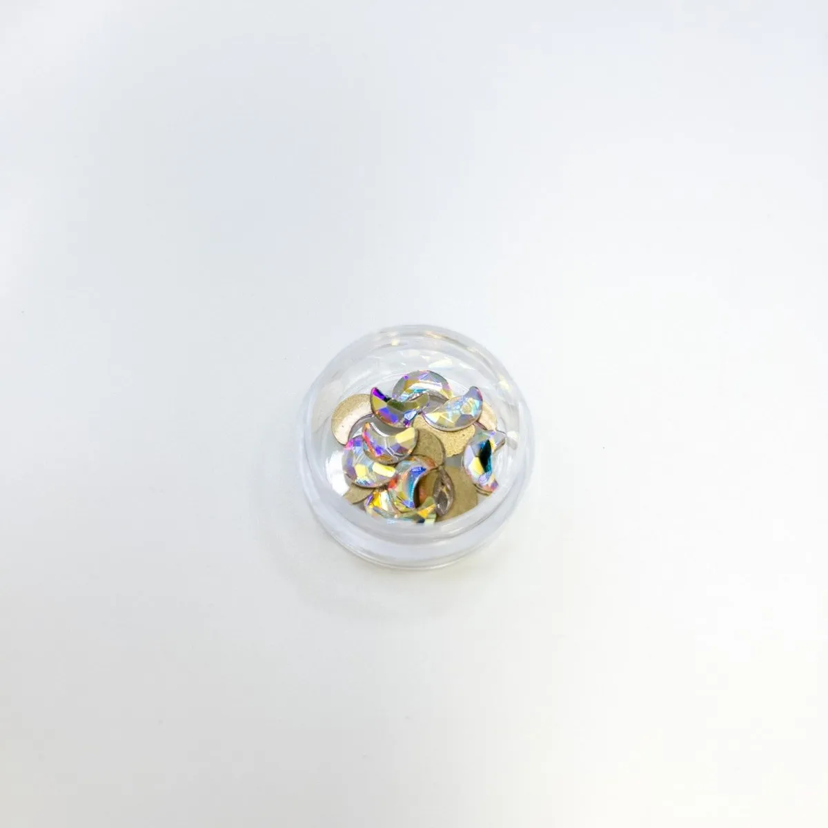 Coloured Crystal Moon 3D Nail Art (20pc)