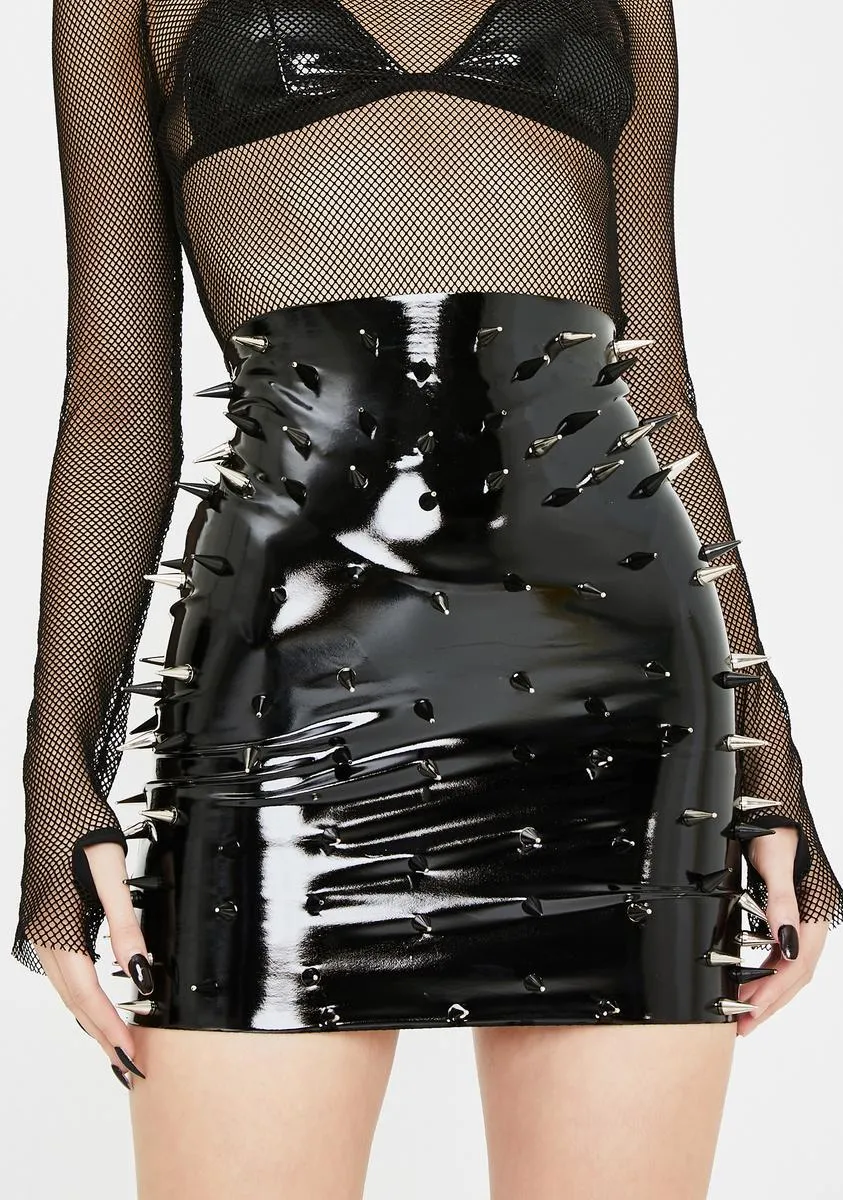 Detonate Studded Mini Skirt