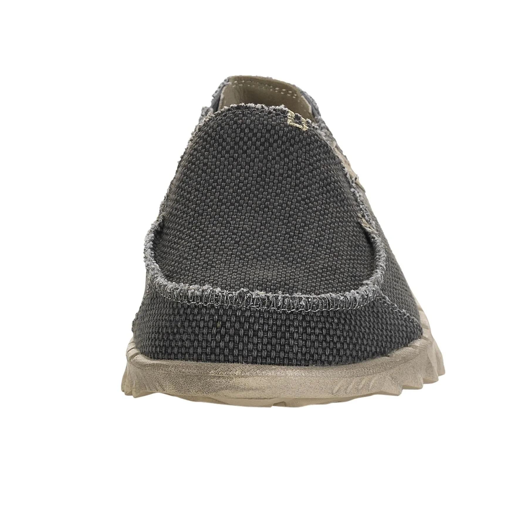 DUDE Shoes Farty Natural Black Easy Slip on Shoes
