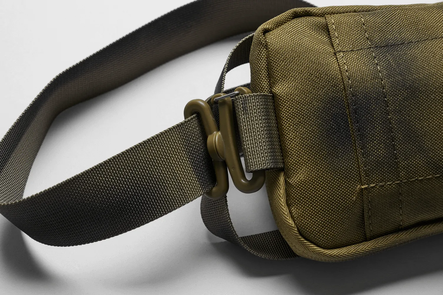 Edgy Nylon Spiked Shoulder Bag for Streetwear
