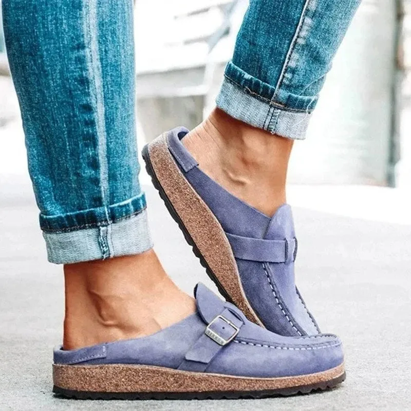 Flat Loafers Retro Slip-On Shoes