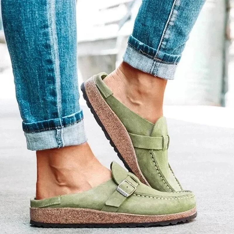 Flat Loafers Retro Slip-On Shoes