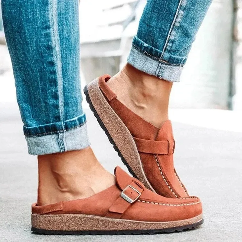 Flat Loafers Retro Slip-On Shoes