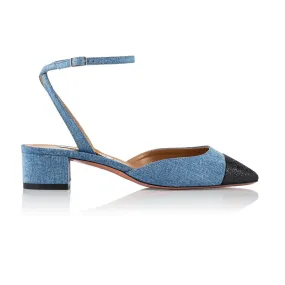 French Flirt Denim Pump 35