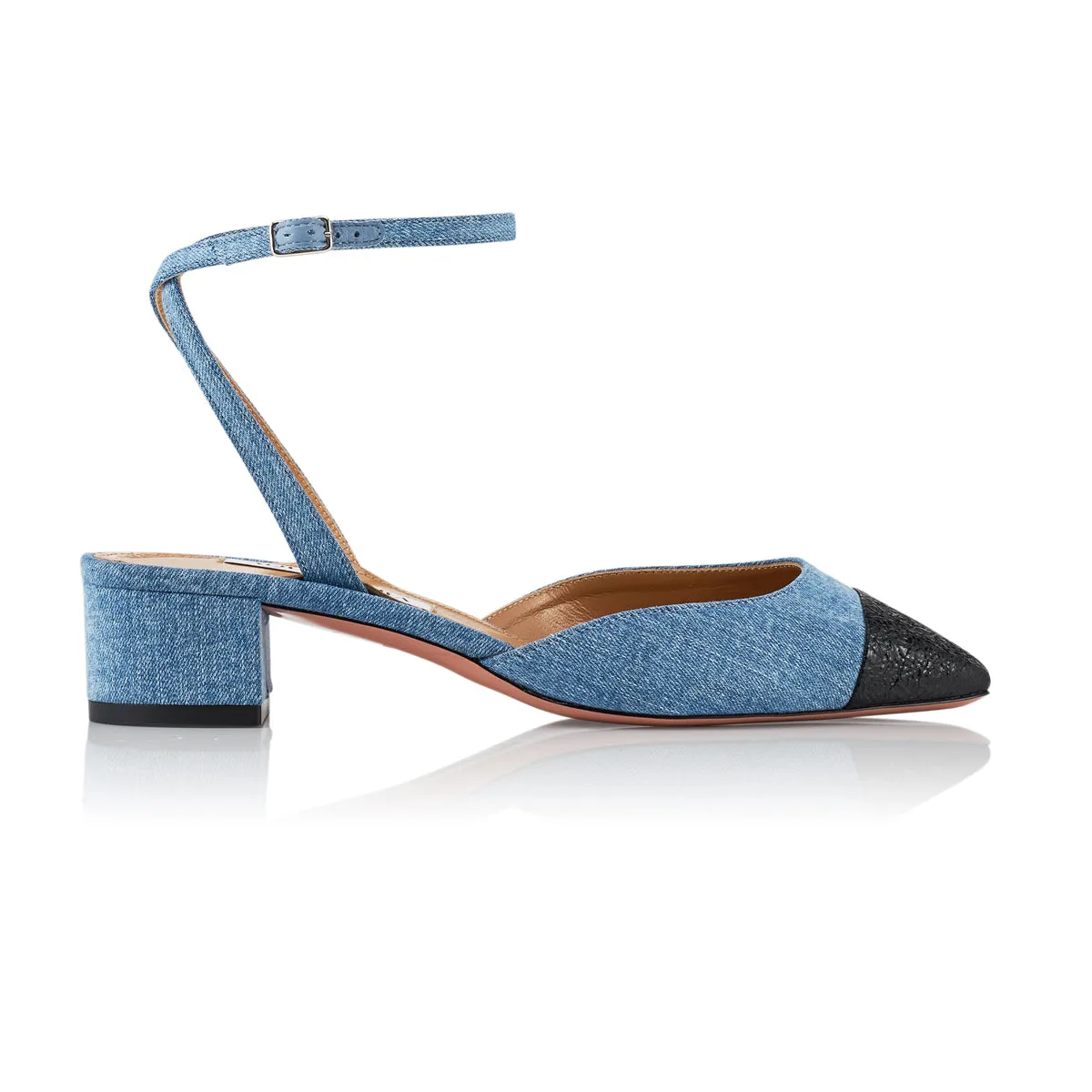 French Flirt Denim Pump 35