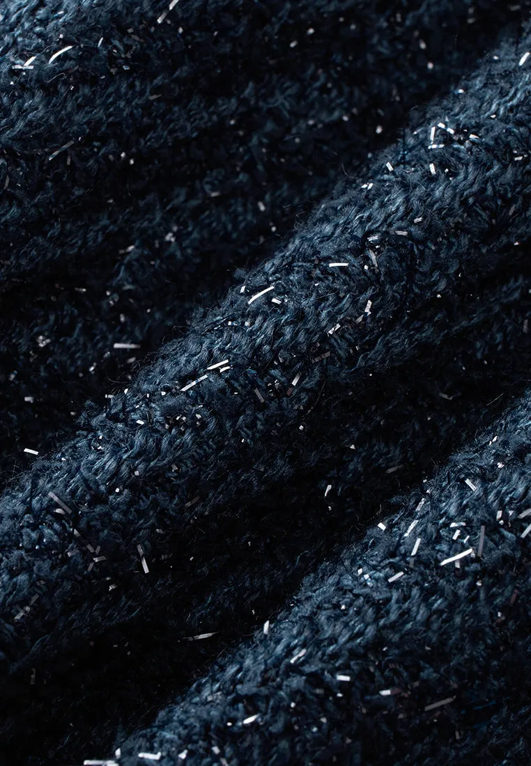 Fur-detail Crystal-detail Button Coat