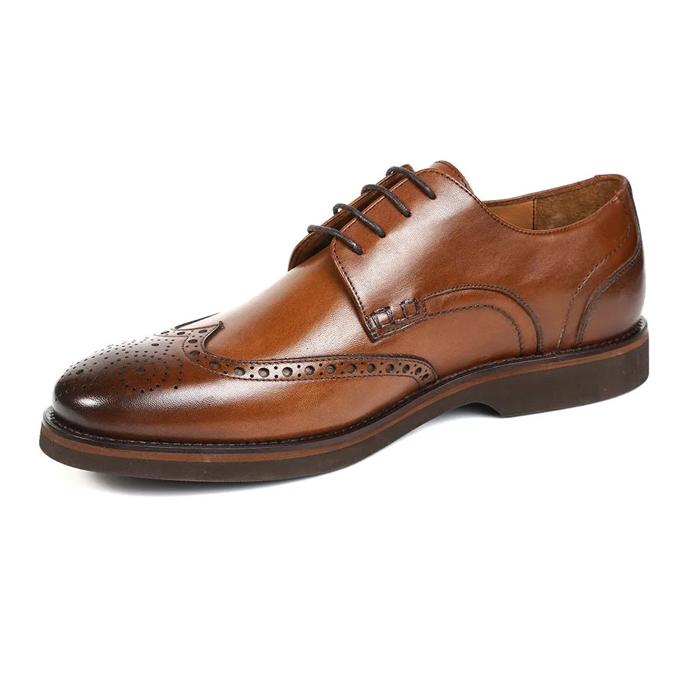 Greyder Men's Formal Clean Patterned Shoes