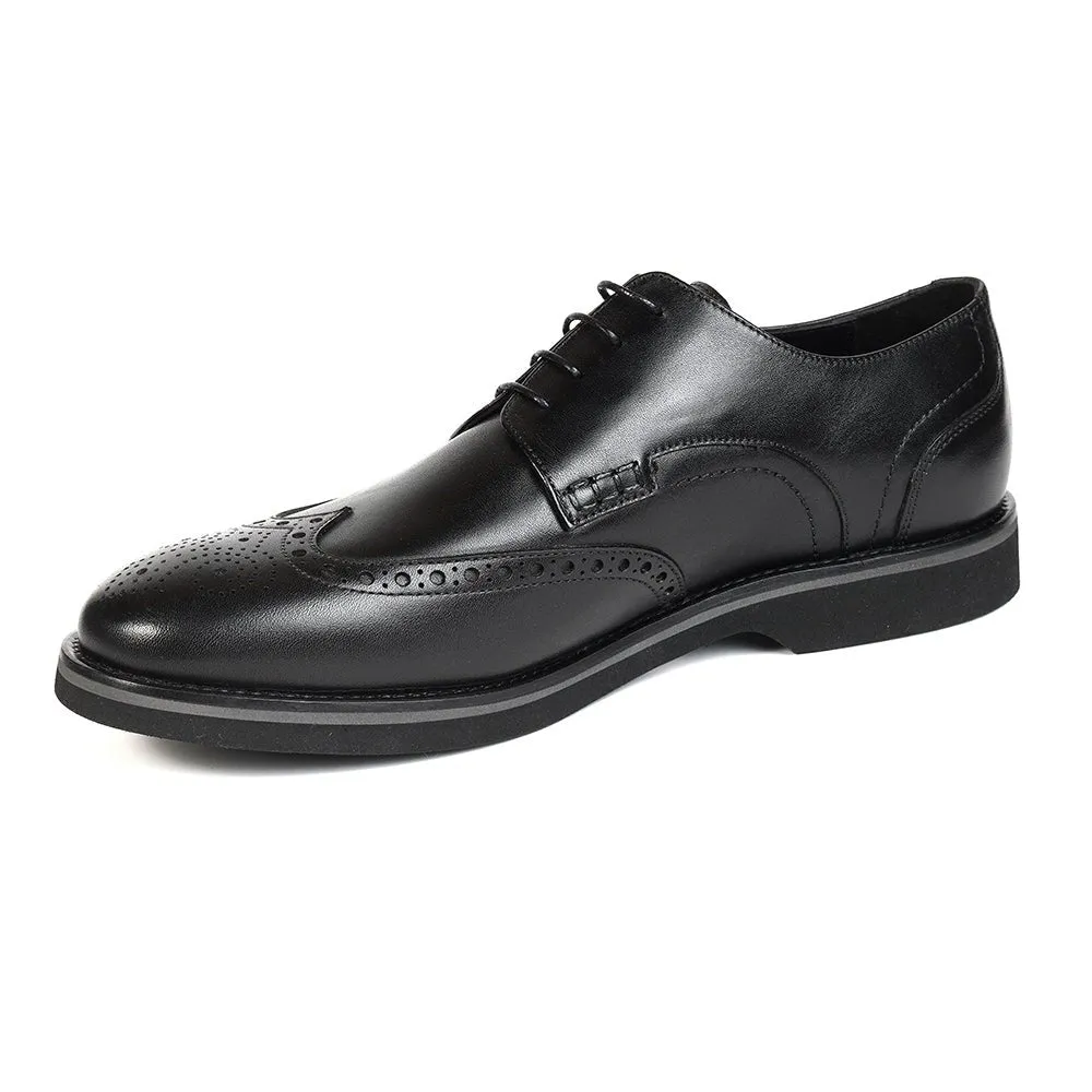 Greyder Men's Formal Clean Patterned Shoes