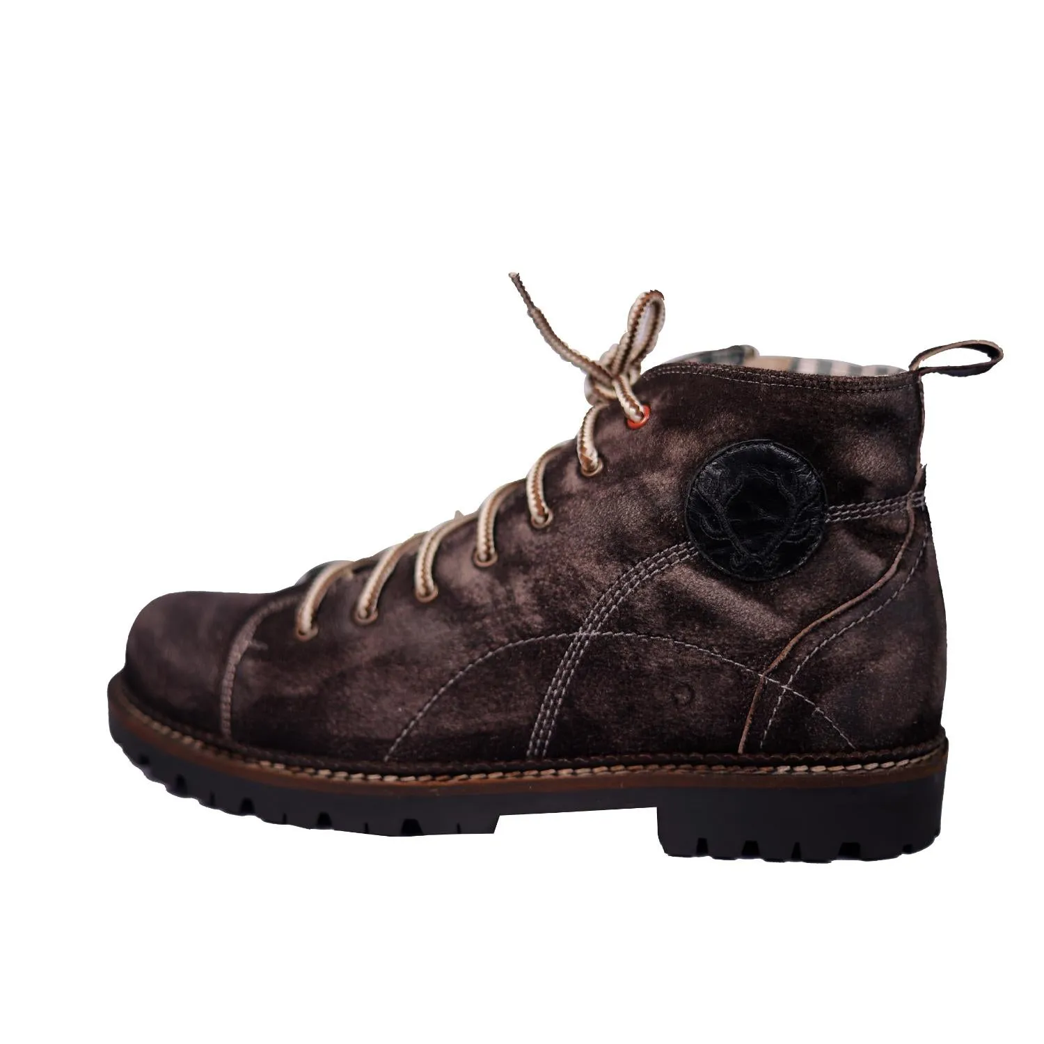 Haans Leather Boot Smoke
