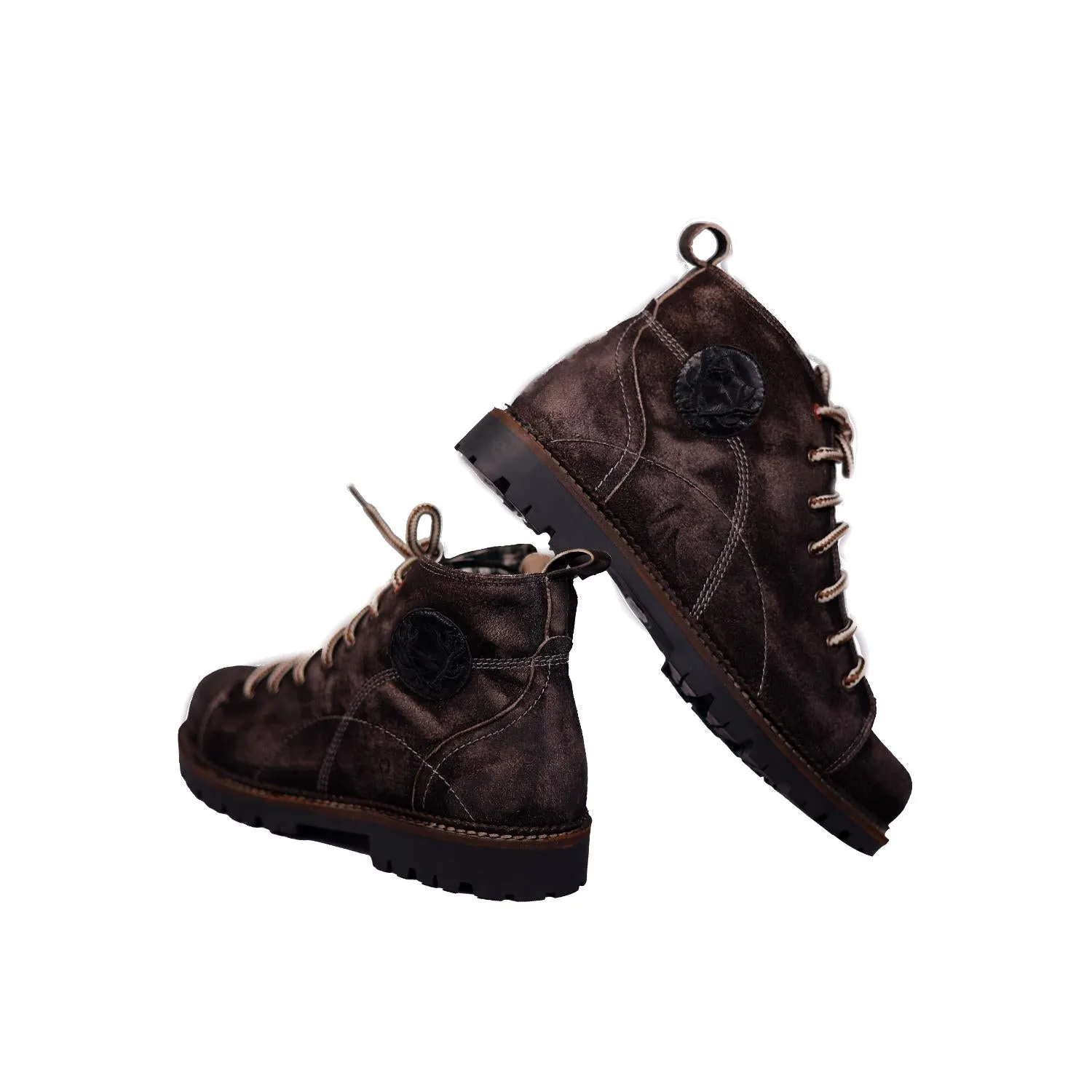 Haans Leather Boot Smoke