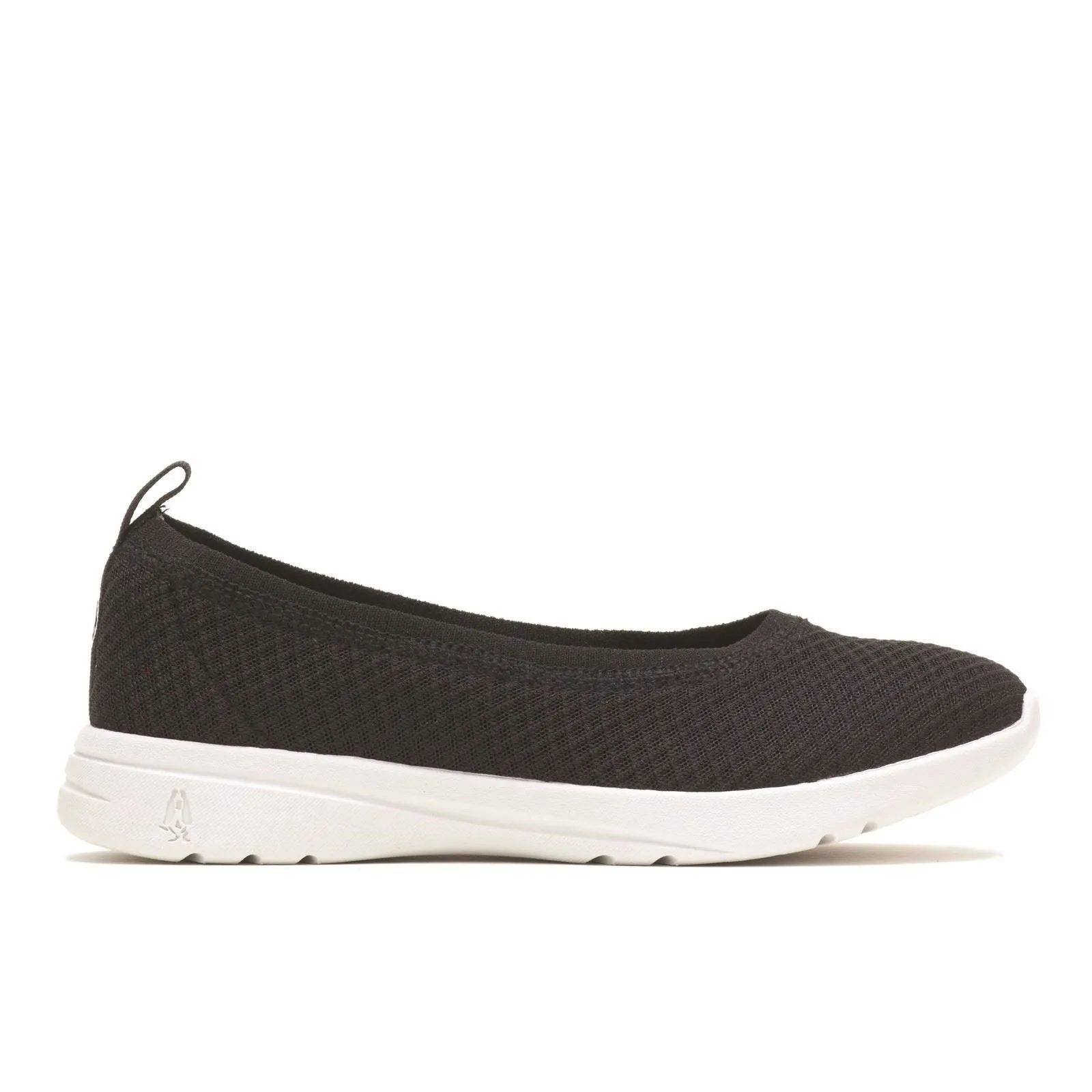 Hush Puppies Good Ballet Slip Ons Ladies Shoes in Black