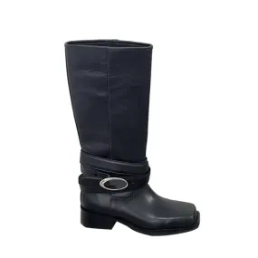 JELIN Buckled Knee High Boots