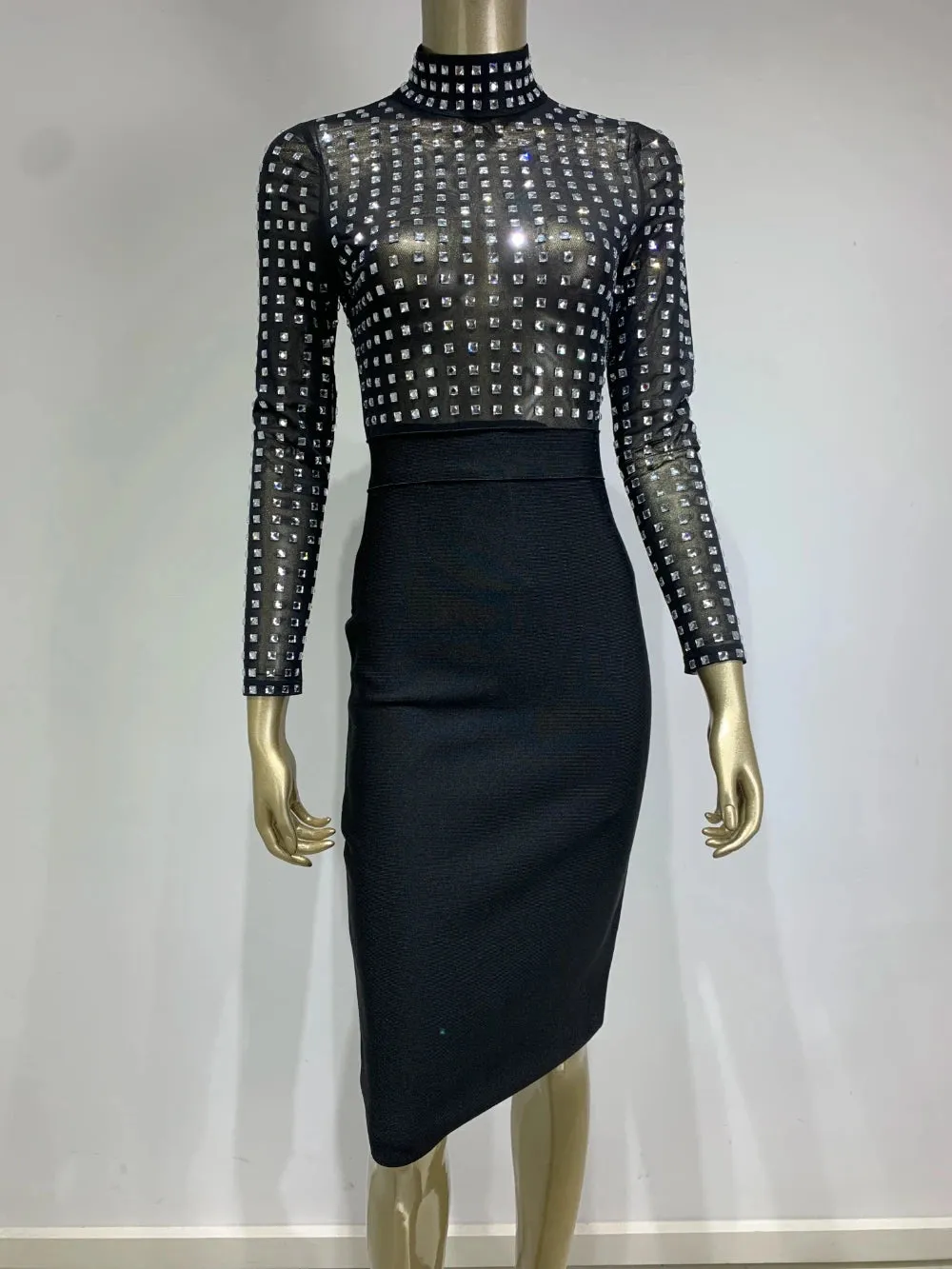 Kiki's Crystal Bodycon Party Dress