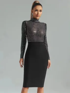 Kiki's Crystal Bodycon Party Dress