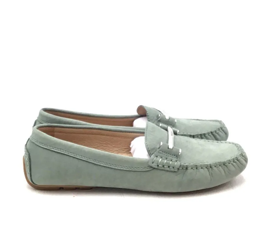 Lauren Ralph Lauren Women's Green Caliana Slip-On Loafer Flats - Size 8.5B