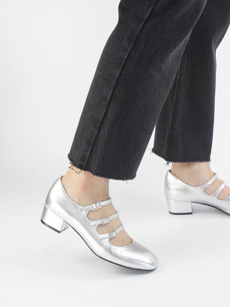 LUXE SEVEN DESIGN WIDE FIT MARY JANE BLOCK HEELS