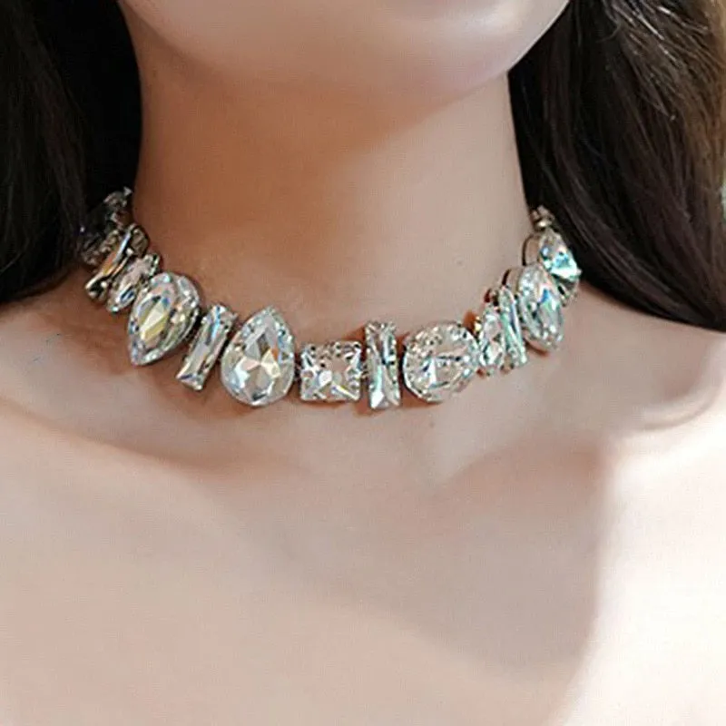 Luxurious Super Sparkling Crystal Necklace for Women