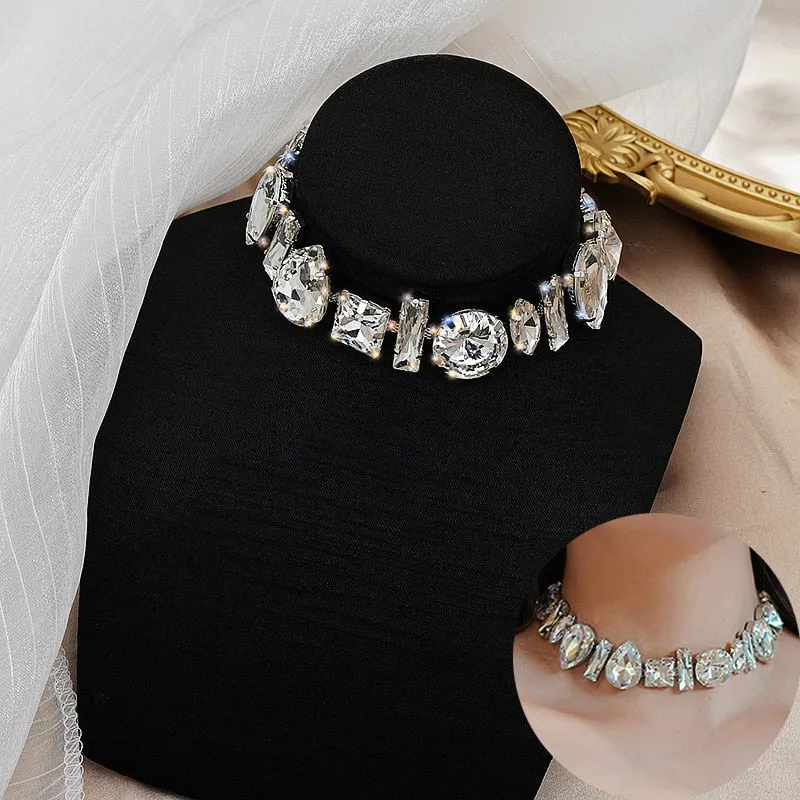 Luxurious Super Sparkling Crystal Necklace for Women