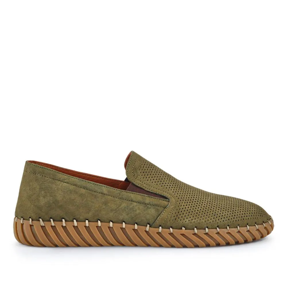 Men's Casual Leather Slip-On Shoes - OZIL41000 / 326 847