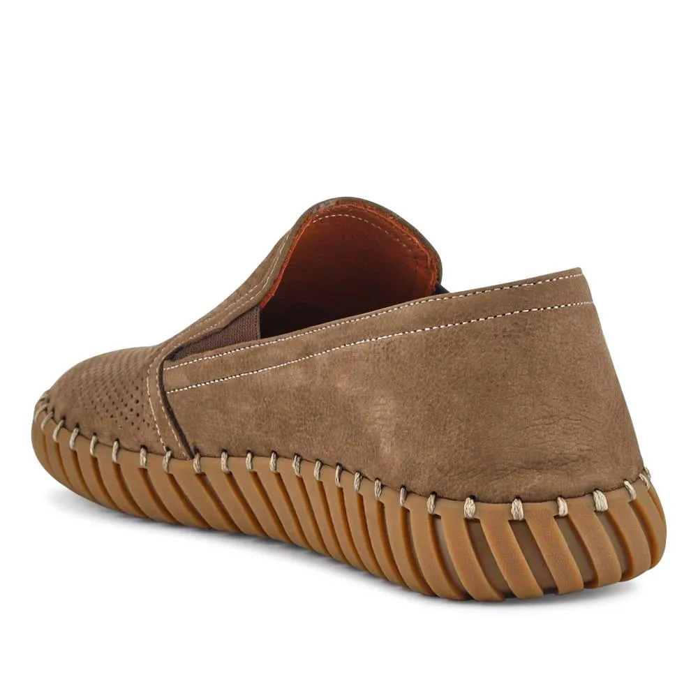 Men's Casual Leather Slip-On Shoes - OZIL41000 / 326 847