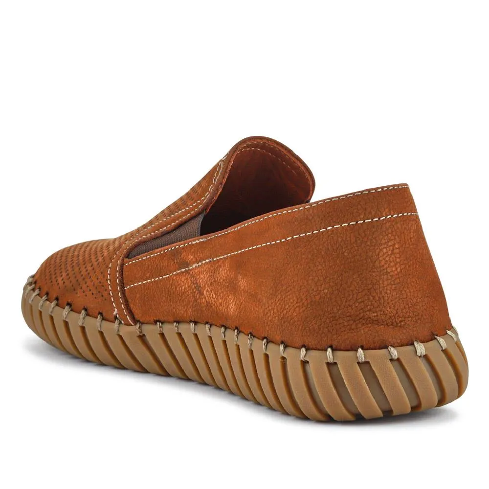 Men's Casual Leather Slip-On Shoes - OZIL41000 / 326 847