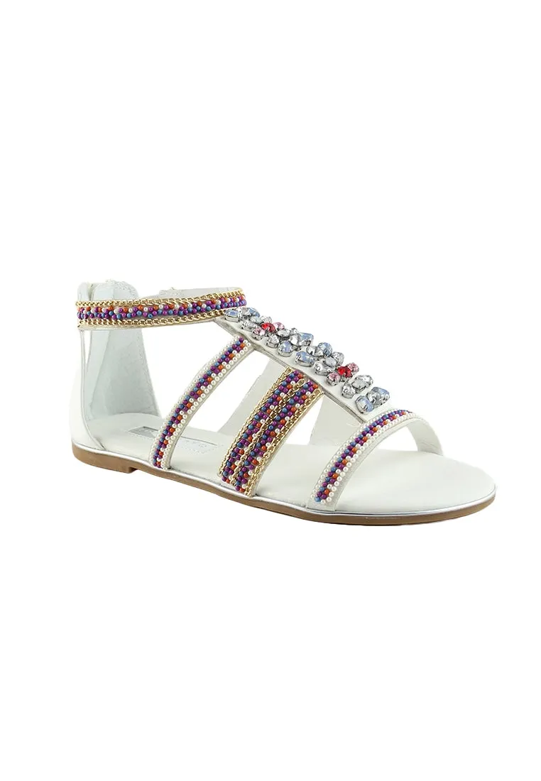 Mid- Heeled Mustard Sandals
