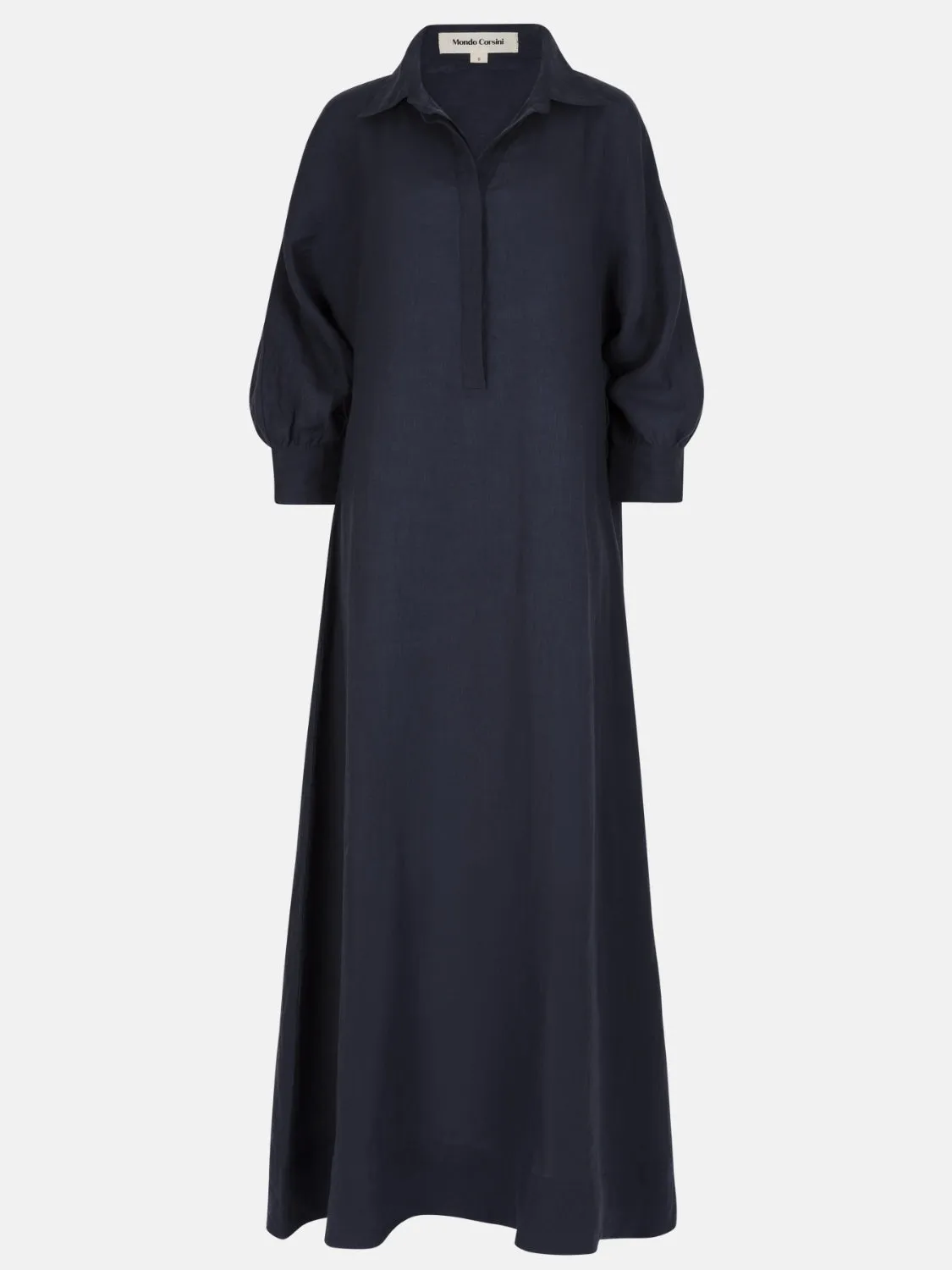 Midnight Linen Dress
