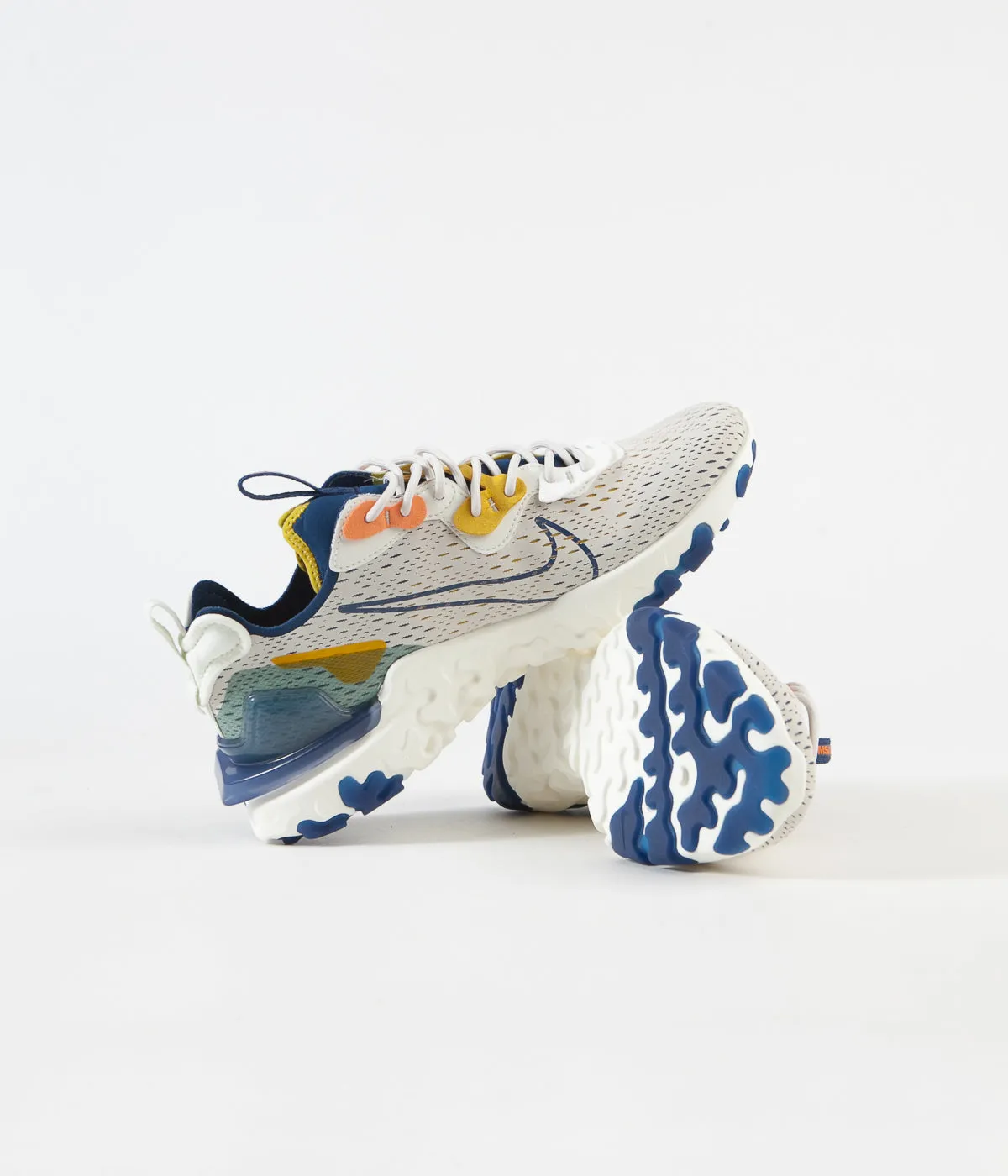 Nike React Vision Shoes - Light Orewood Brown / Coastal Blue - Sail