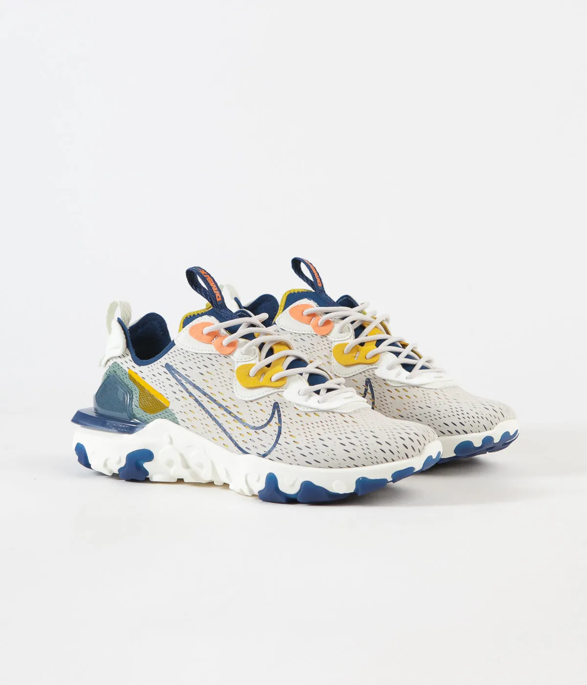 Nike React Vision Shoes - Light Orewood Brown / Coastal Blue - Sail