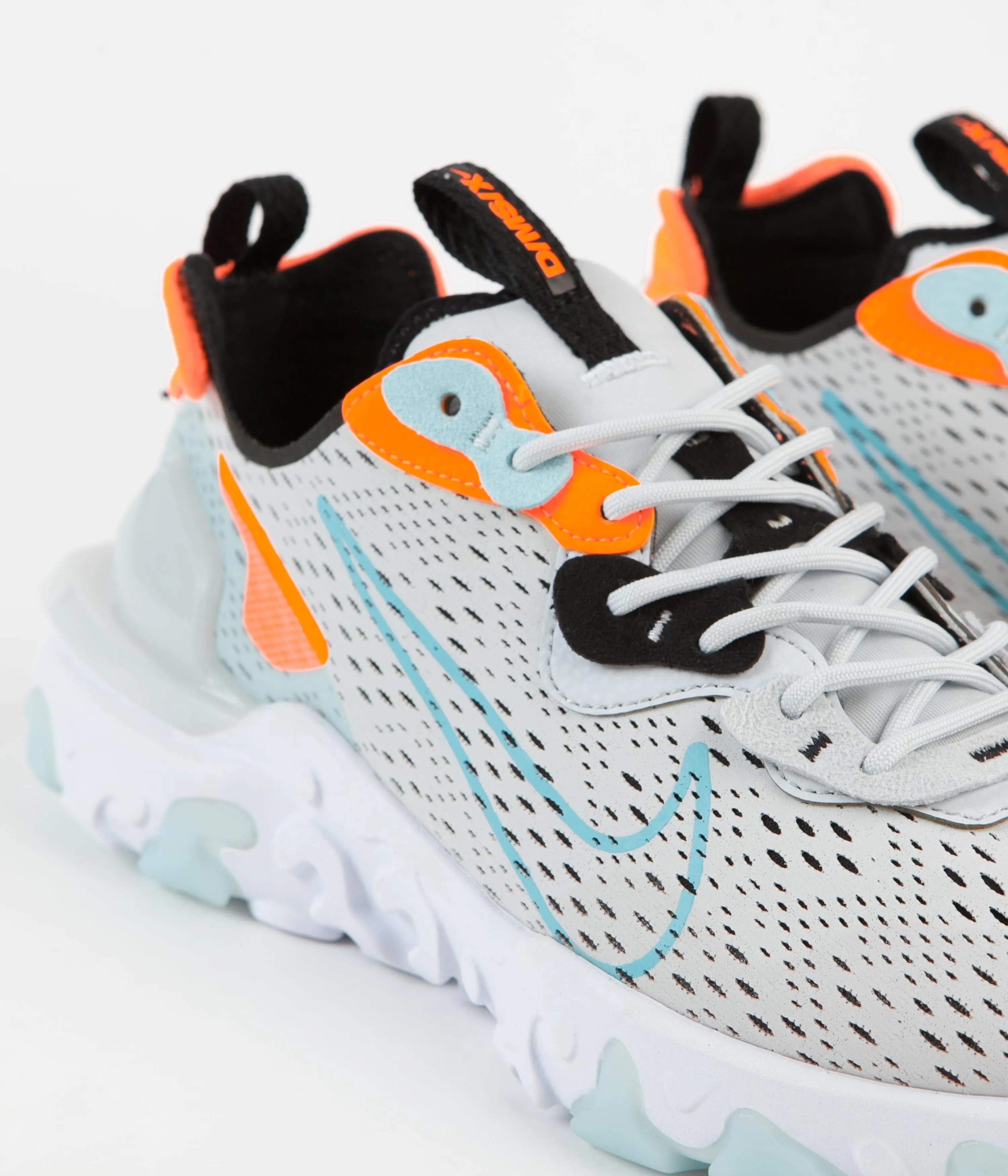 Nike React Vision Shoes - Pure Platinum / Turquoise Blue